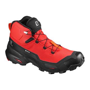 Salomon Férfi CROSS HIKE Mid Cut GTX Túracipő Narancssárga